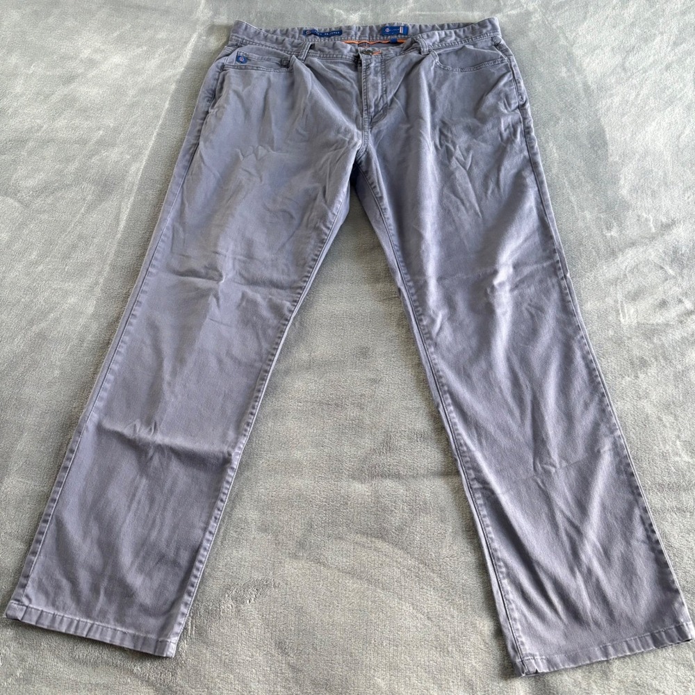 Stitch‎ Golf Mens Pants 38x34 Gray Stretch Cotton Lycra Casual Chinos